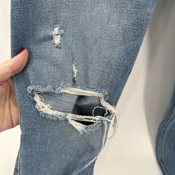 Abercrombie & Fitch Jeans Womens 4 / 27 Ultra High Rise Mom Jean Distressed - Picture 5 of 8